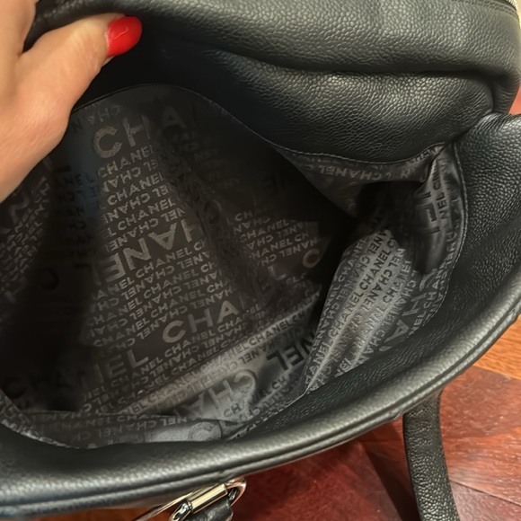 Chanel choco bar shoulder bag , black - Picture 11 of 15